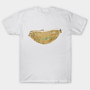 gold color sling bag T-Shirt